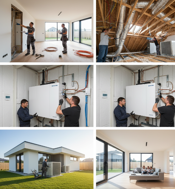 Installation de climatisation, Aucamville